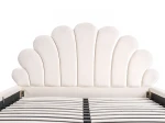 Letto imbottito per bambini con contenitore 120x200 in beige Bluvel 22 Kids Line 3 conchiglia di mare