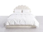 Letto imbottito per bambini con contenitore 120x200 in beige Bluvel 22 Kids Line 3 conchiglia di mare