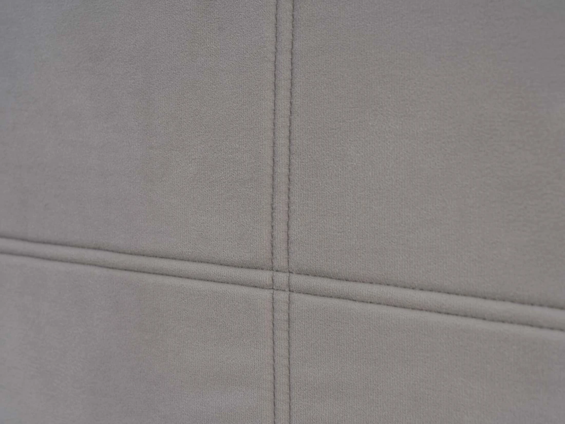 Letto imbottito 160x200 con contenitore, Rema Grigio Velvet
