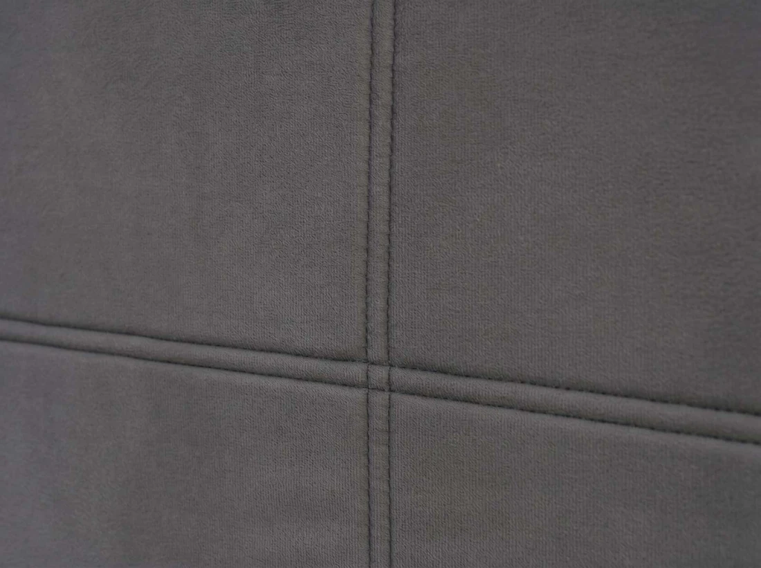 Letto imbottito 140x200 con contenitore, Rema Grafite Velvet