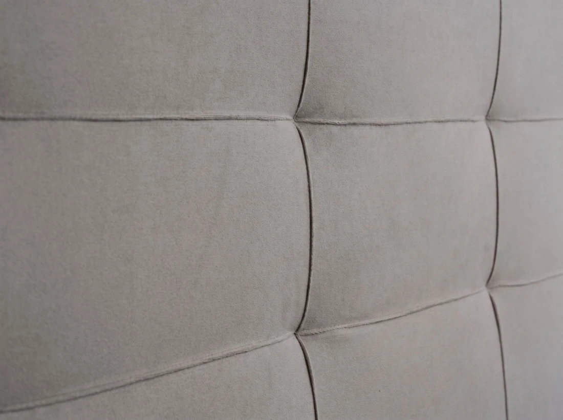 Letto imbottito 160x200 con contenitore, Tilo Grigio Velvet