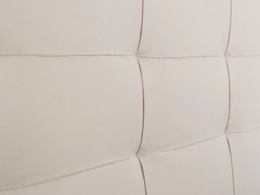 Letto imbottito 160x200 con contenitore, Tilo Beige Velvet