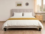 Letto imbottito 160x200 Sumi Grigio Velvet