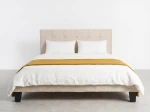 Letto imbottito 120x200 Sumi Beige Velvet