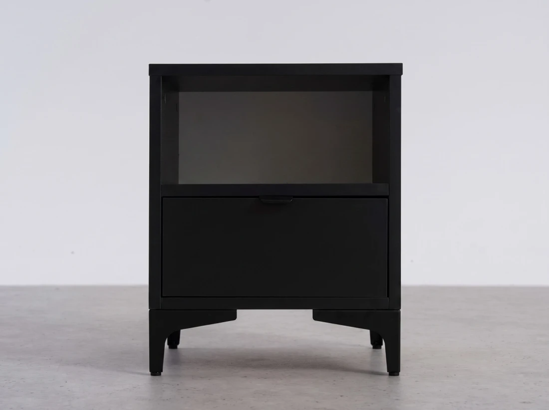 Comodino 38x47 cm Nobio nero