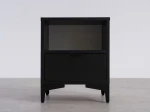 Comodino 38x47 cm Nobio nero