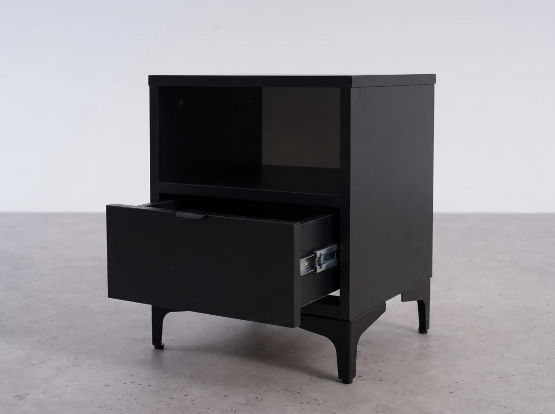 Comodino 38x47 cm Nobio nero