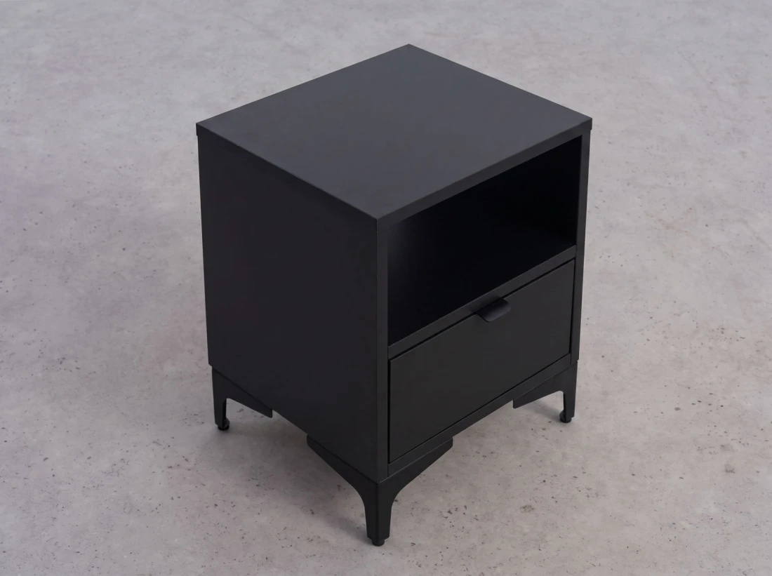 Comodino 38x47 cm Nobio nero