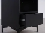 Comodino 38x47 cm Nobio nero
