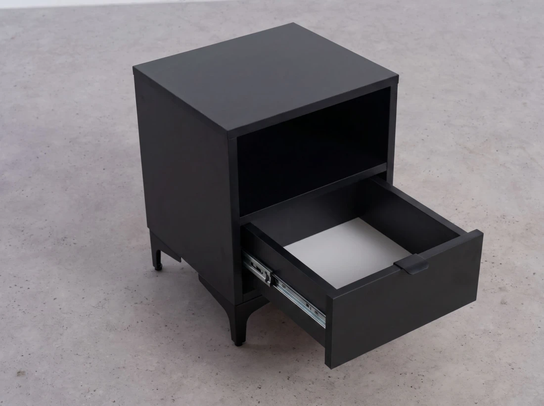 Comodino 38x47 cm Nobio nero