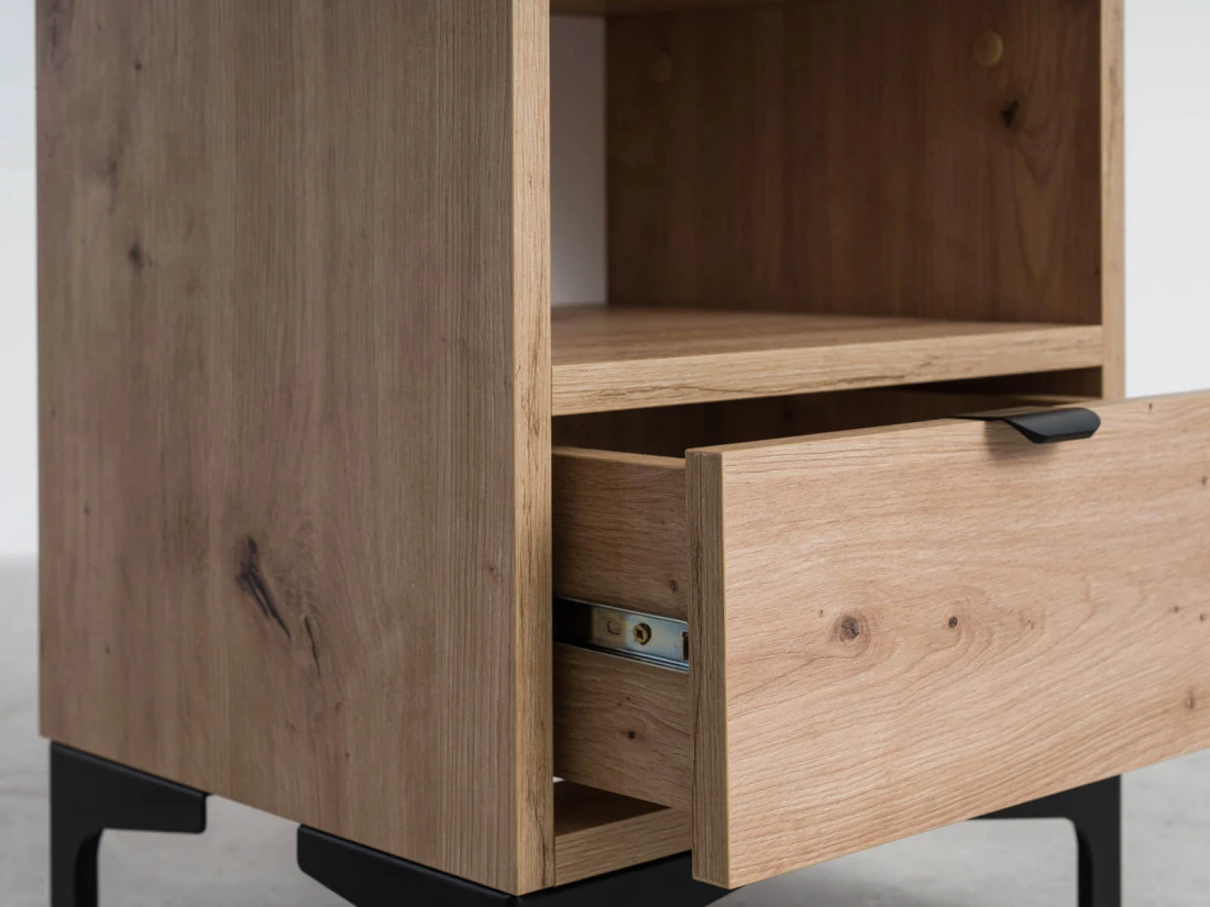 Comodino 38x47 cm Nobio rovere artisan