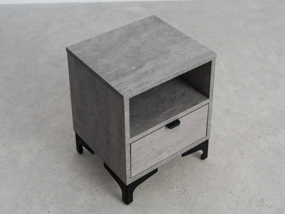 Comodino 38x47 cm Nobio cemento
