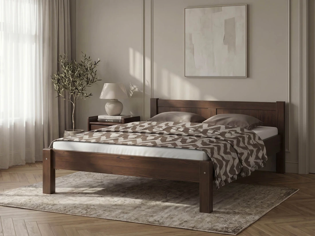 Letto 180x200 Wiktoria noce