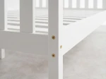 Letto in legno 90x200 Alion bianco