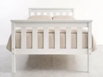 Letto in legno 90x200 Alion bianco