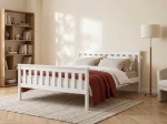 Letto in legno 120x200 Alion bianco