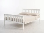 Letto in legno 120x200 Alion bianco