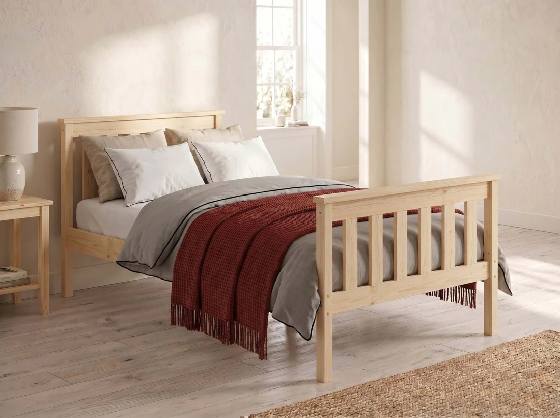 Letto in legno 90x200 Alion pino