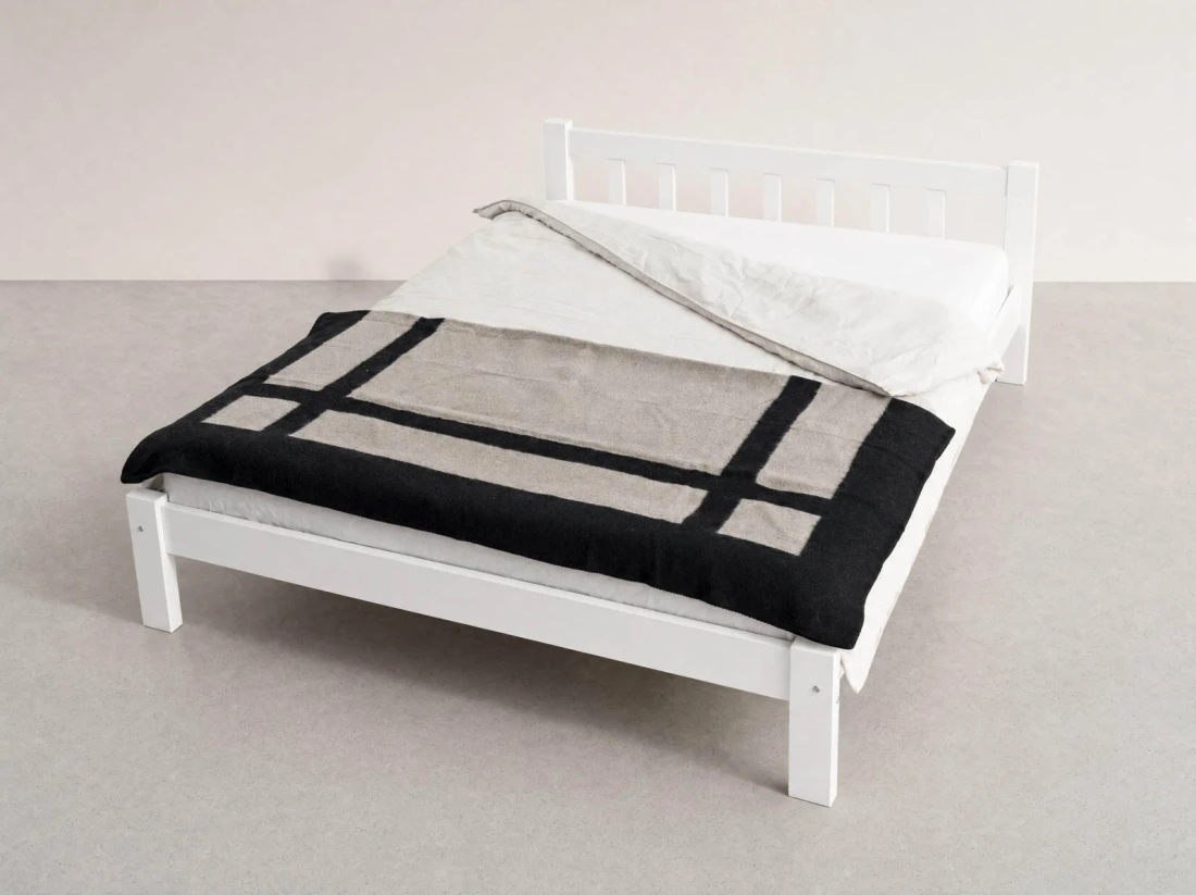 Letto 120x200 Ofelia in pino bianco