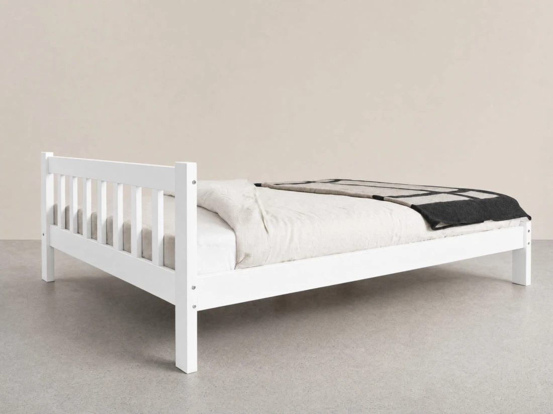 Letto 120x200 Ofelia in pino bianco