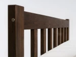 Letto in pino 120x200 Ofelia noce