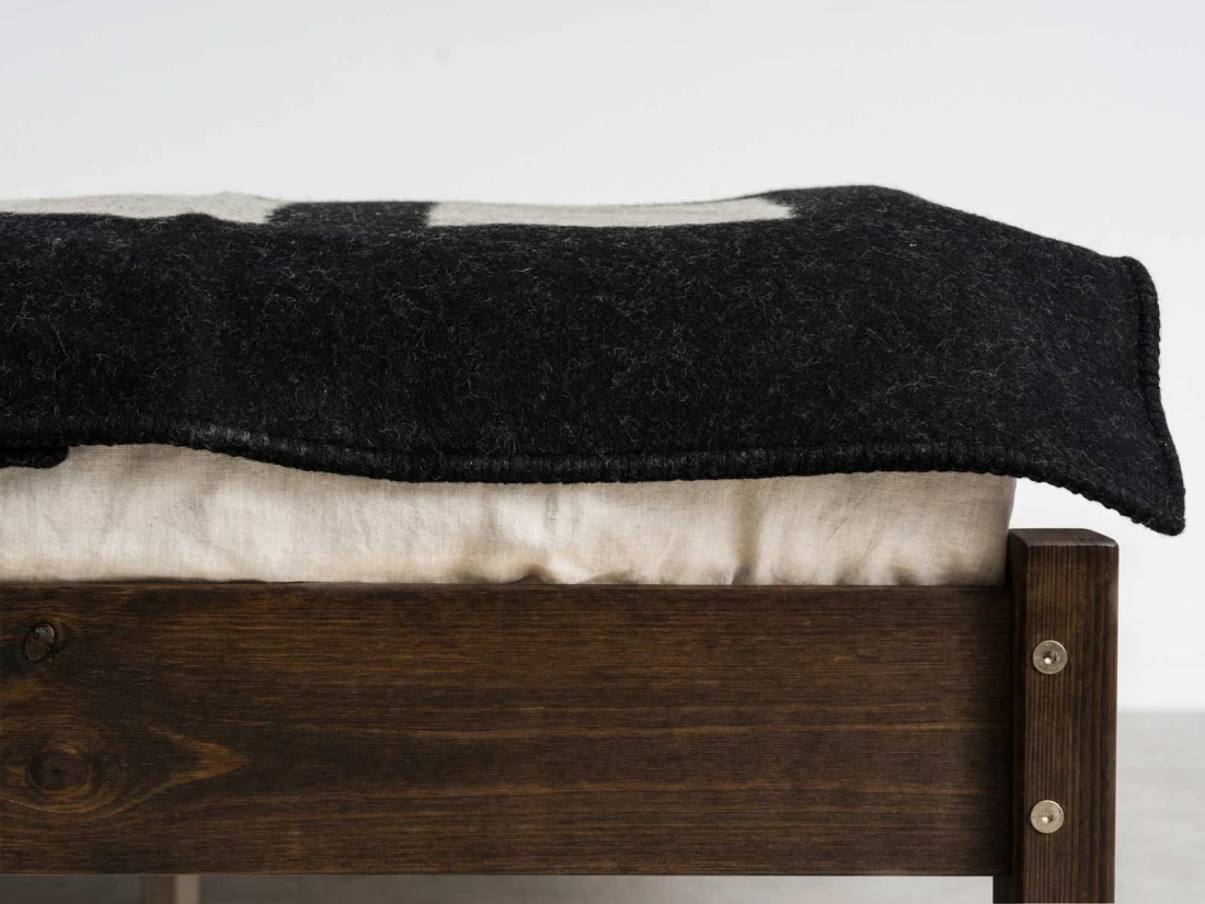 Letto in pino 120x200 Ofelia noce