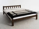 Letto in pino 140x200 Ofelia noce