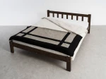 Letto in pino 140x200 Ofelia noce