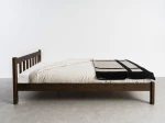 Letto in pino 140x200 Ofelia noce