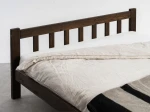Letto in pino 160x200 Ofelia noce