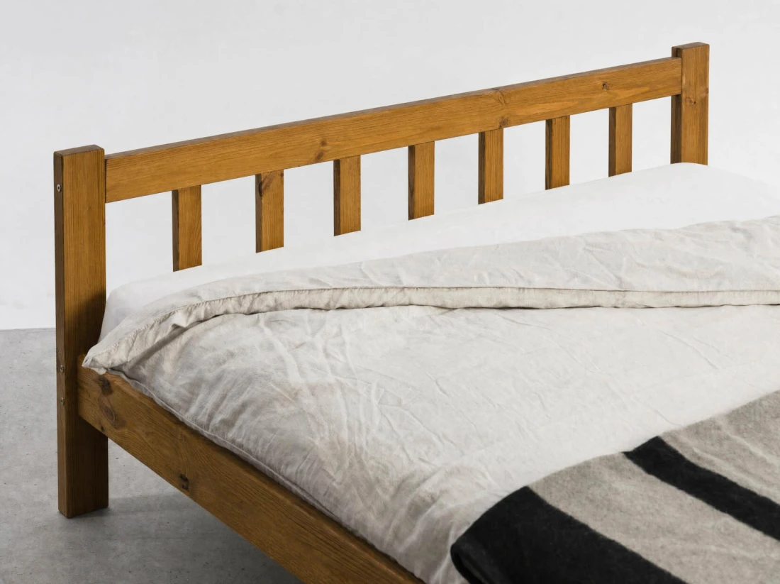 Letto in pino 160x200 Ofelia rovere