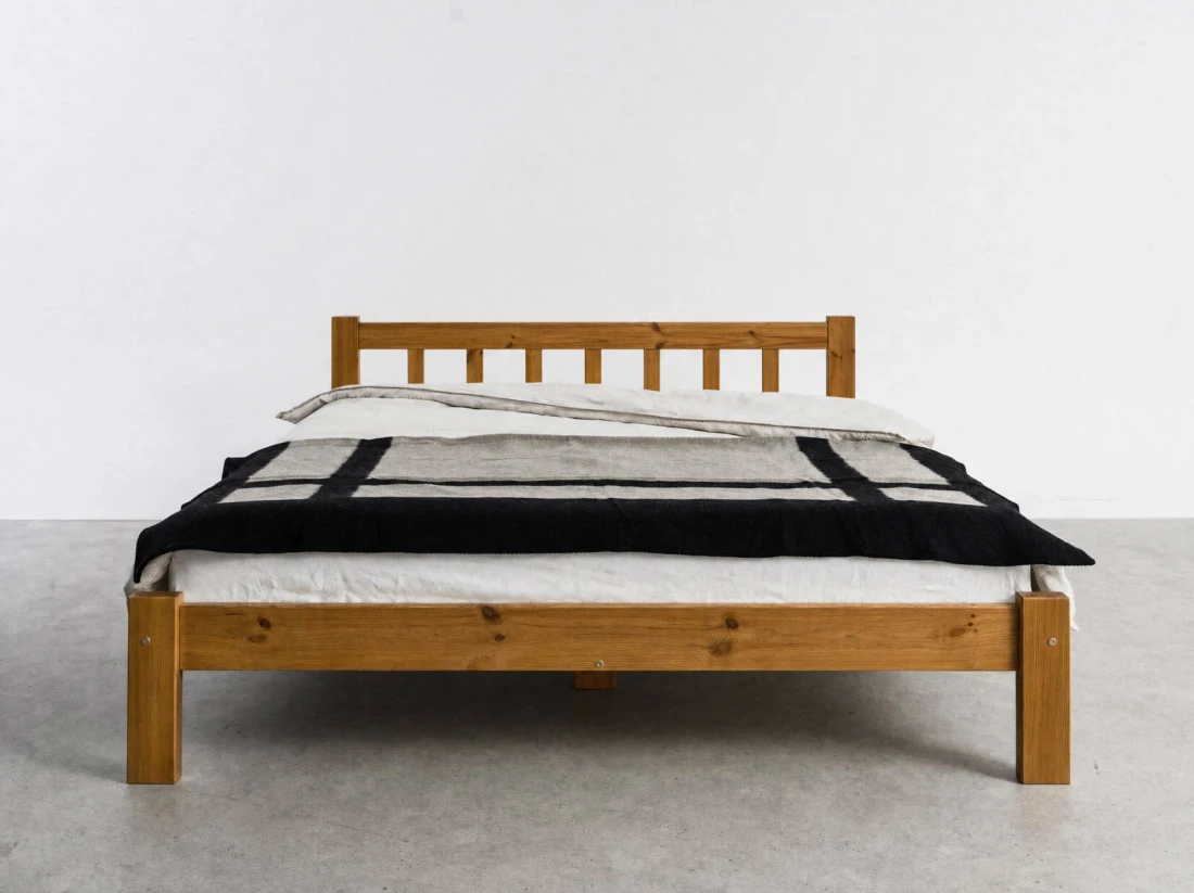 Letto in pino 160x200 Ofelia rovere