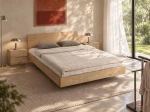 Letto matrimoniale 140x200 in rovere Levitante Piacenza