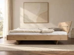 Letto in rovere 140x200cm Levitante Rossano