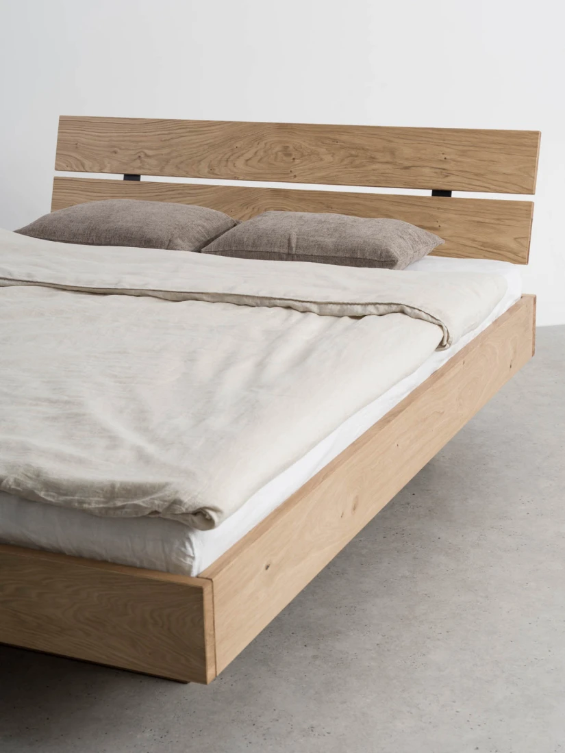 Letto in rovere 160x200cm Levitante Rossano