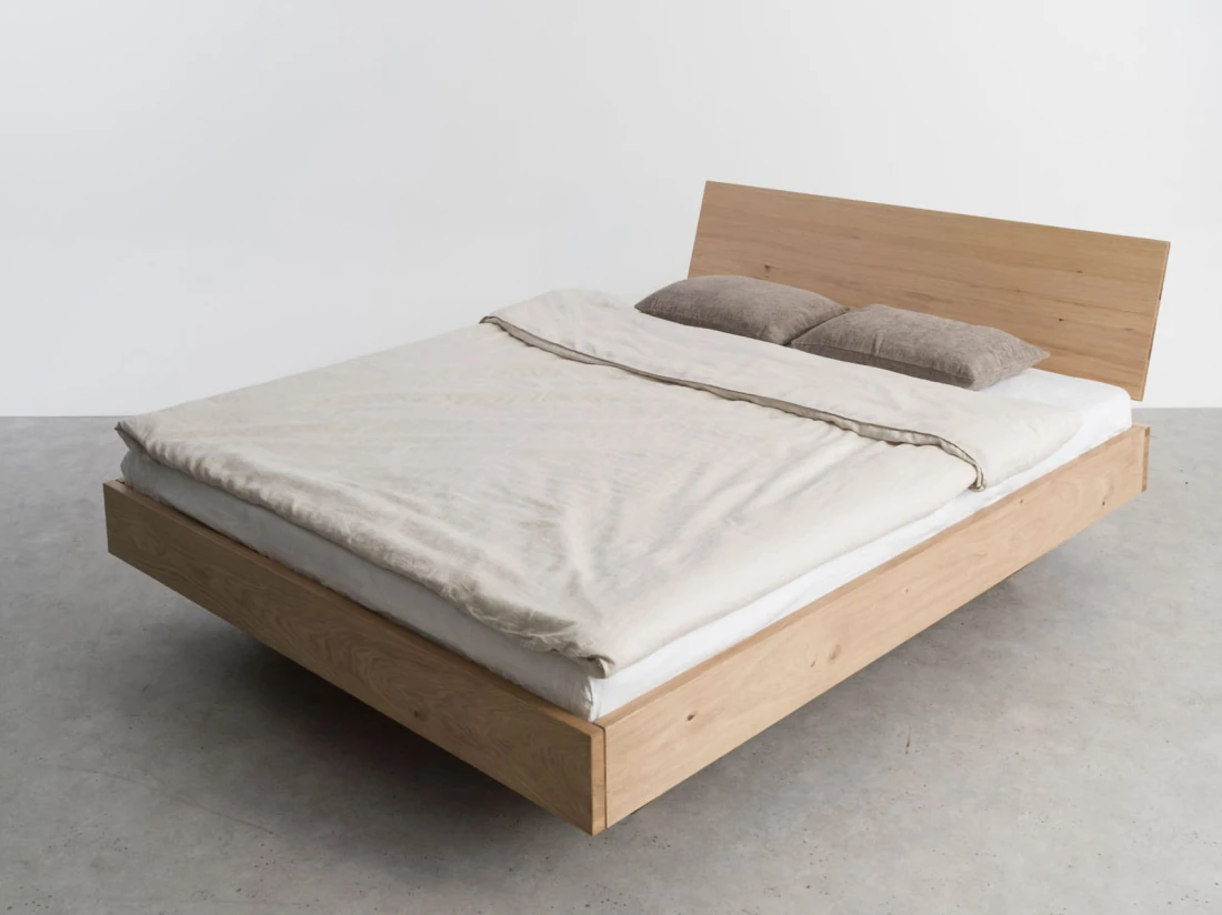 Letto matrimoniale 180x200 in rovere Levitante Piacenza