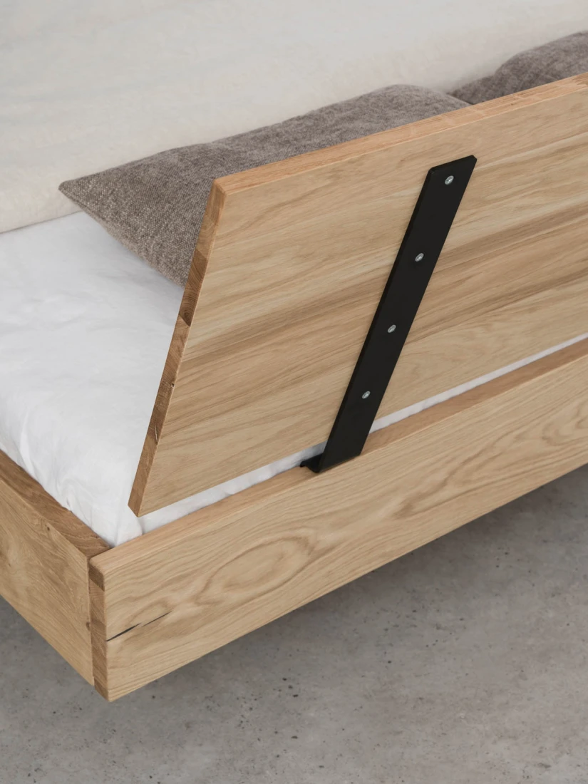 Letto matrimoniale 180x200 in rovere Levitante Piacenza