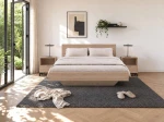 Letto levitante con contenitore 120x200 rovere di sonoma DM2 realizzato con pannello per mobili