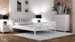 Letto in legno 90x200 Alion bianco