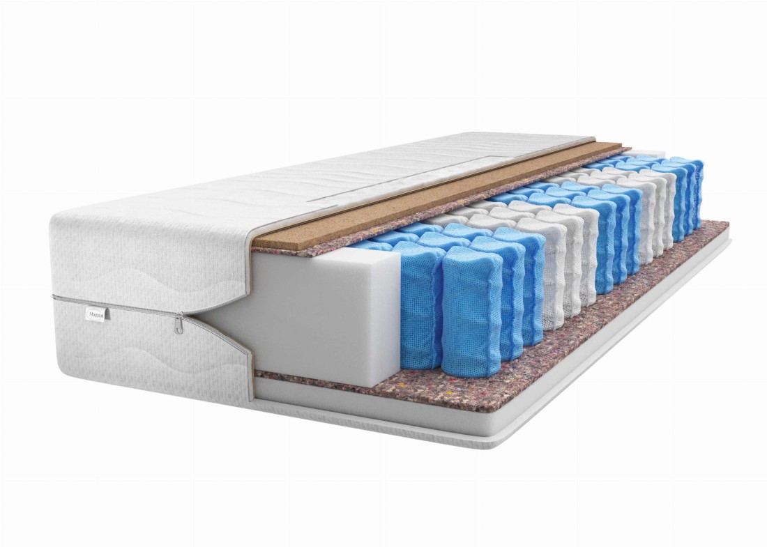 Materasso 120x200 a tasche Tasmania cocco