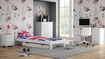 Letto in legno 90x200 Celinka bianco