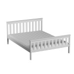 Letto in legno 140x200 ALION bianco