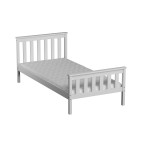 Letto in legno 90x200 Alion bianco