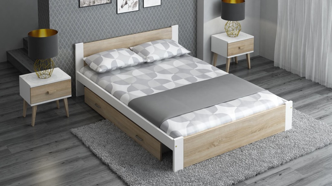 Mobili cassetto 159 cm rovere Sonoma