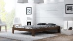 Letto in legno 120x200 Ada, colore noce