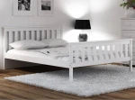 Letto in legno 120x200 Alion bianco