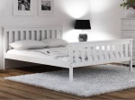Letto in legno 160x200 ALION bianco