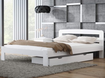 Letto in legno 160x200 Sara bianco