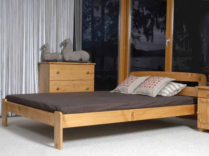 Letto in legno 140x200 Sara ontano