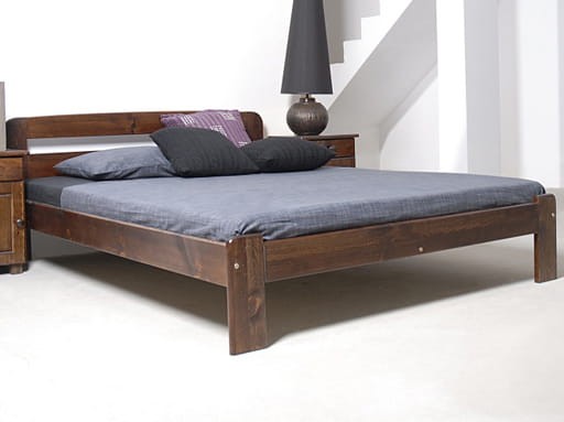 Letto in legno 120x200 Sara noce